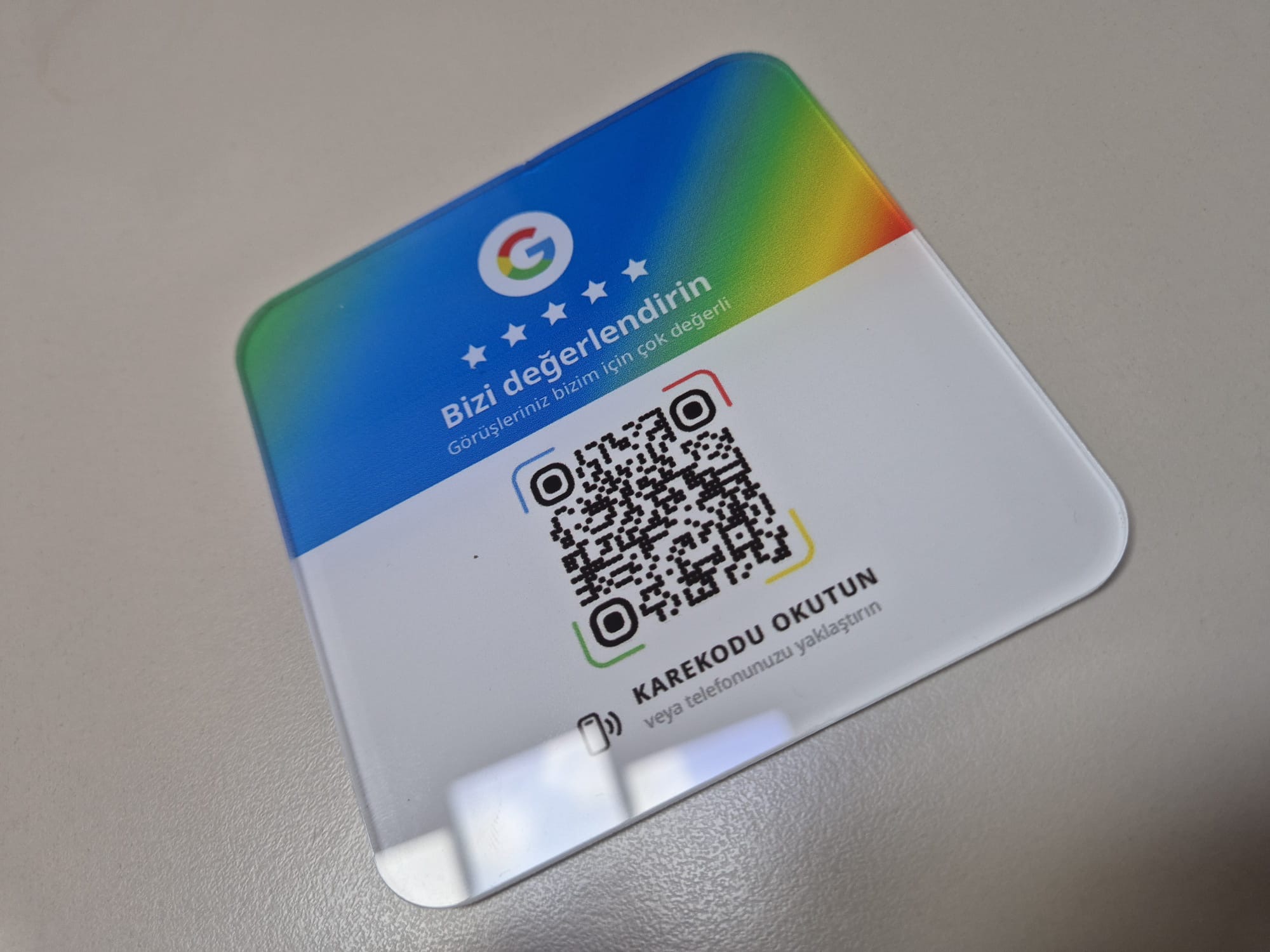 Pleksi NFC Kartı